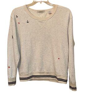 Scotch & Soda Pullover Crew Neck Sweatshirt Marine Nautical Medium Americana USA